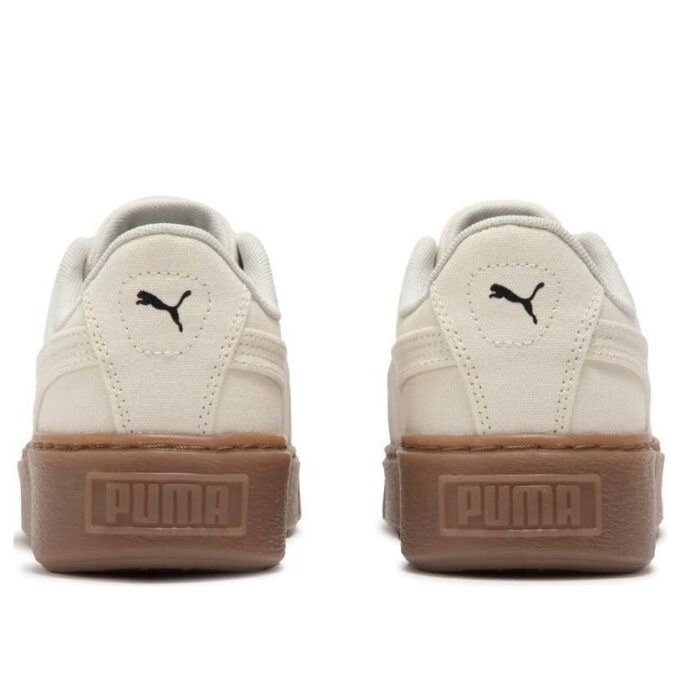 (WMNS) Kurvplattform lerret &laquo;Beige&raquo;