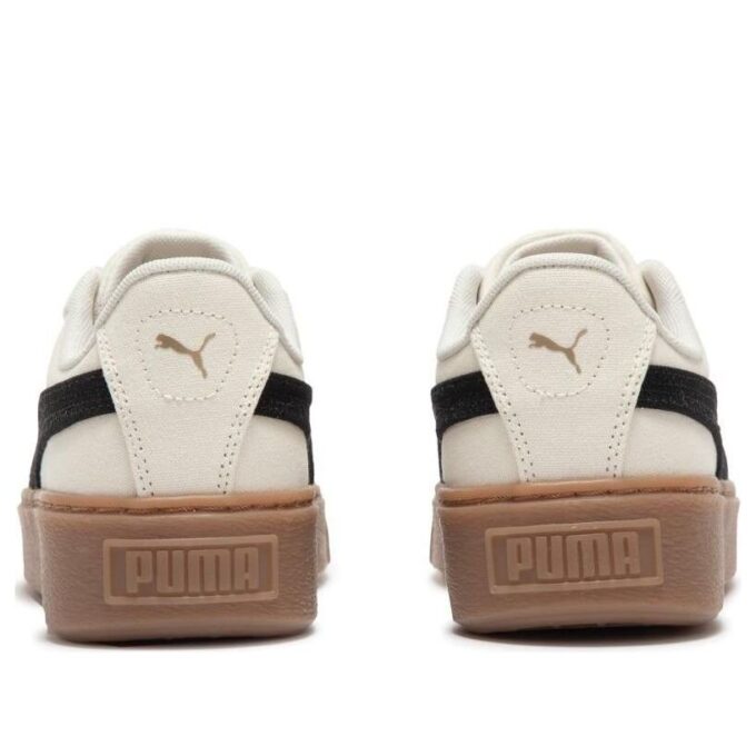 (WMNS) Kurvplattform lerret &laquo;Beige svart&raquo;