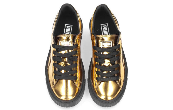 (WMNS) Kurvplattform «Metallic Gold»