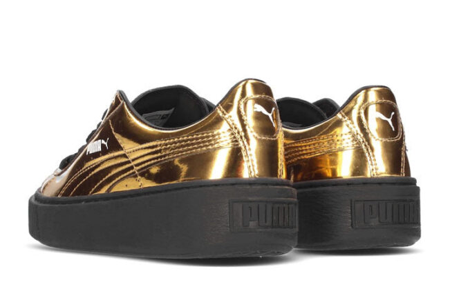 (WMNS) Kurvplattform «Metallic Gold»