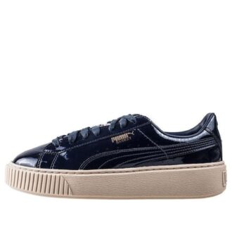 (WMNS) Kurvplattform Patent Marshmallow &laquo;Svart&raquo;