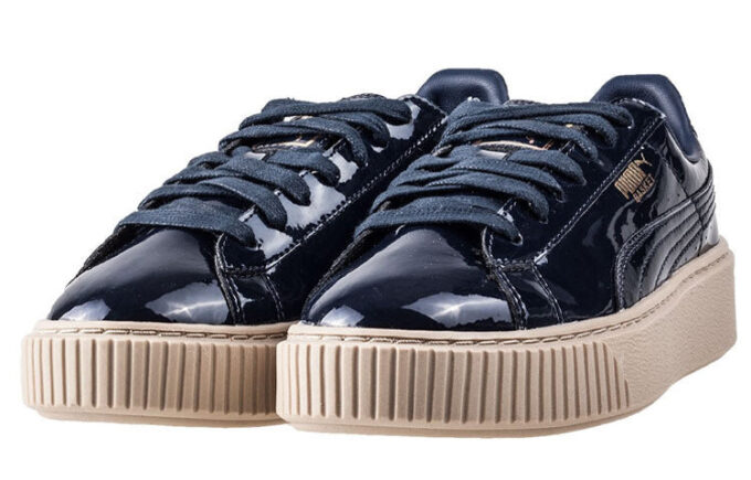 (WMNS) Kurvplattform Patent Marshmallow &laquo;Svart&raquo;