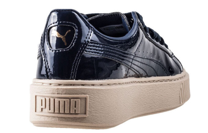 (WMNS) Kurvplattform Patent Marshmallow &laquo;Svart&raquo;