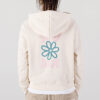 (WMNS) Lagdelt Print Fake Two Hettegenser Hvit