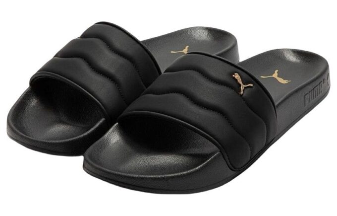 (WMNS) Lead Cat 2.0 Puffy &laquo;Svart Metallisk Gull&raquo;