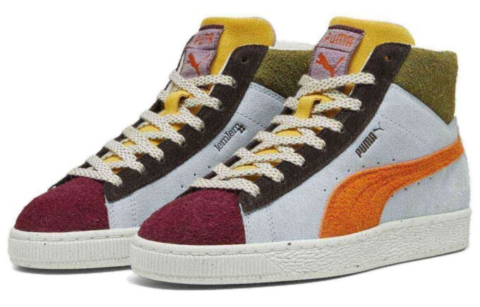 (WMNS) Lemlem x Suede Mid «Icy Blue Cayenne Pepper»