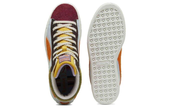 (WMNS) Lemlem x Suede Mid «Icy Blue Cayenne Pepper»