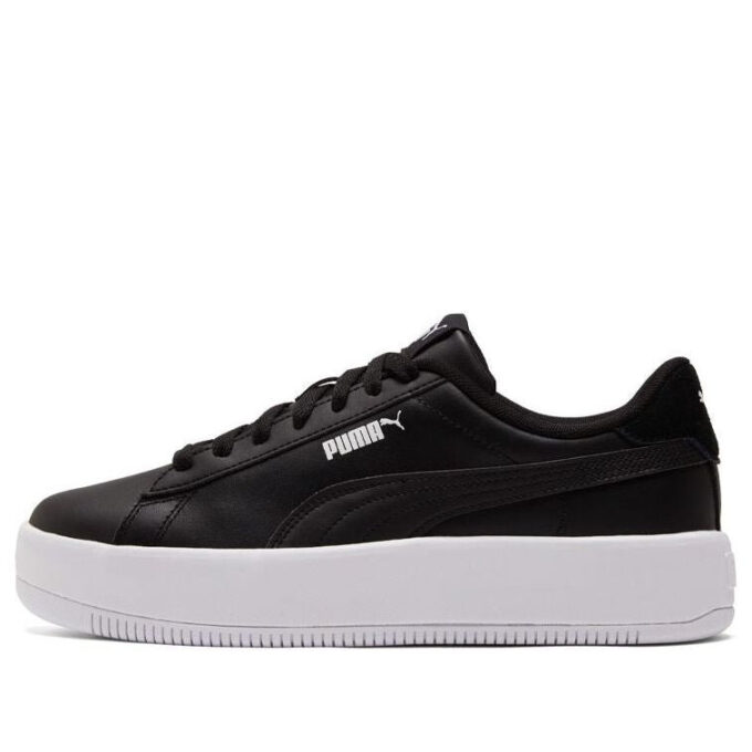 (WMNS) Lily Platform Board Shoes Svart/Hvit