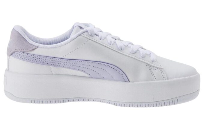 (WMNS) Lily Platform Laced &laquo;White Purple Heather&raquo;