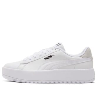 (WMNS) Lily Platform Leather &laquo;Hvit&raquo;