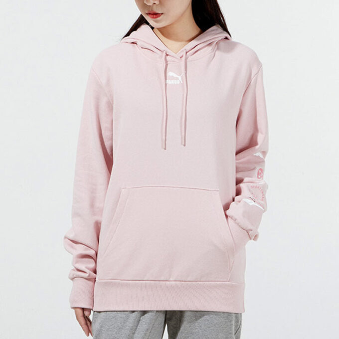 (WMNS) Liten Logo Hettegenser «Lyserosa»