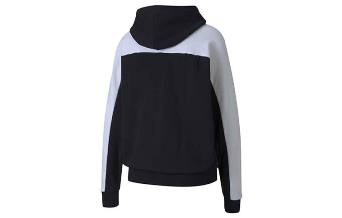 (WMNS) Liten Logo Hettegenser «Svart Hvit»