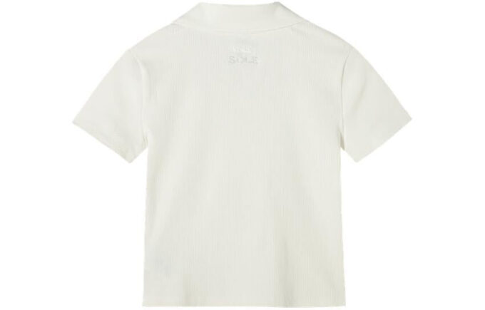 (WMNS) Logo Poloskjorte «Beige Rød»