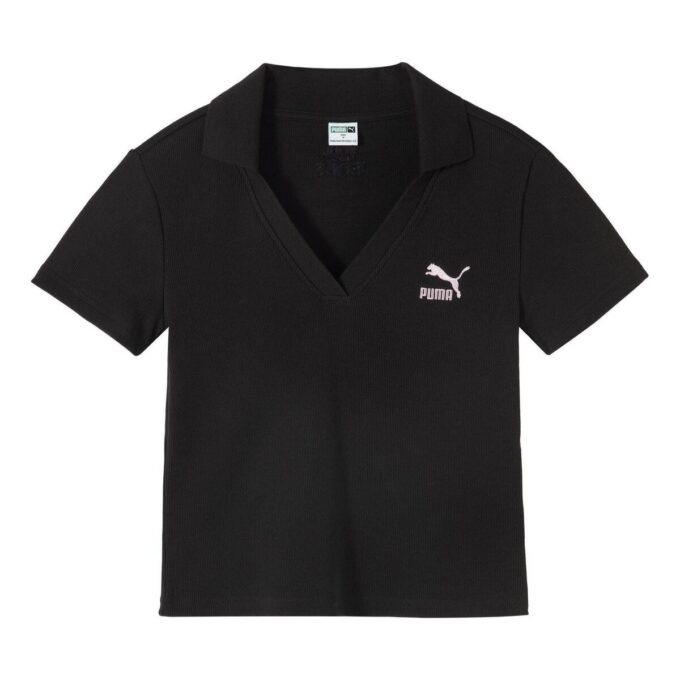 (WMNS) Logo Poloskjorte «Svart»
