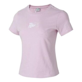 (WMNS) Logo T-skjorte «Rosa»