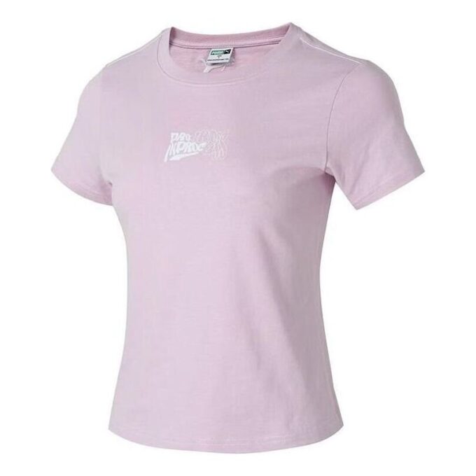 (WMNS) Logo T-skjorte «Rosa»