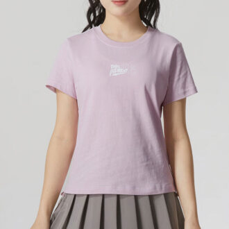 (WMNS) Logo T-skjorte «Rosa»