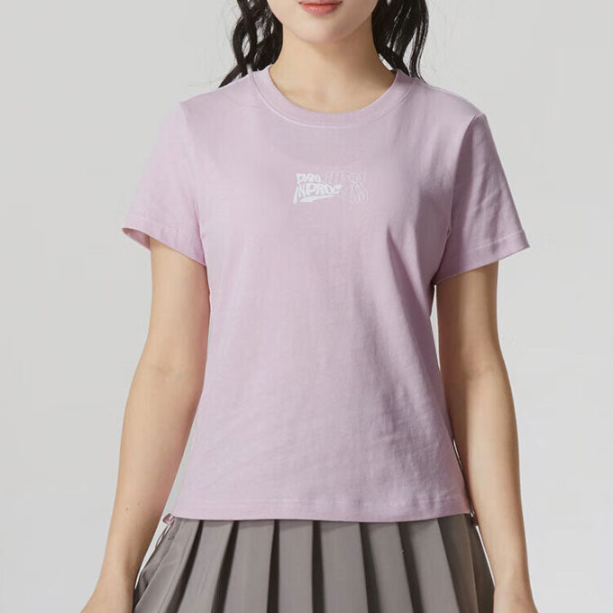 (WMNS) Logo T-skjorte «Rosa»