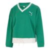 (WMNS) Logo V-hals genser «Grønn»