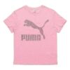 (WMNS) Logotrykk T-skjorte med rund hals, rosa