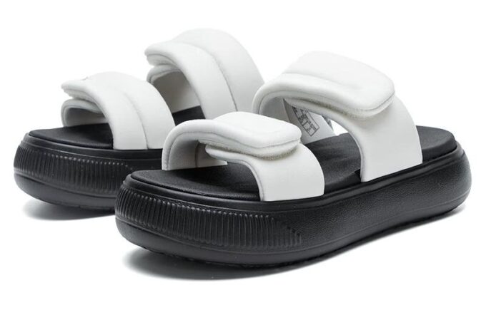 (WMNS) Mayu Puffy Sandaler &laquo;Grå Svart&raquo;