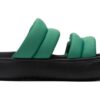 (WMNS) Mayu Puffy Slides «Grønn og svart»