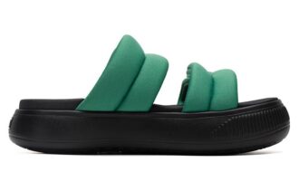 (WMNS) Mayu Puffy Slides «Grønn og svart»