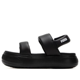 (WMNS) Mayu Puffy Slides «Svart»