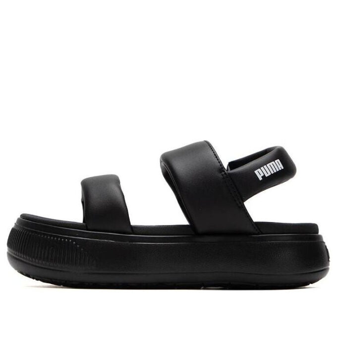 (WMNS) Mayu Puffy Slides «Svart»