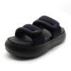 (WMNS) Mayu Puffy Slides «Svart»