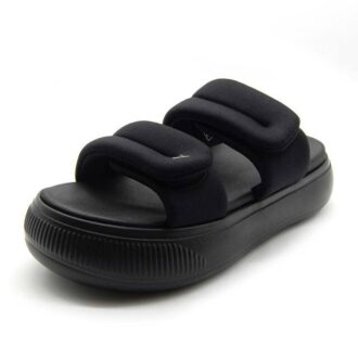 (WMNS) Mayu Puffy Slides «Svart»
