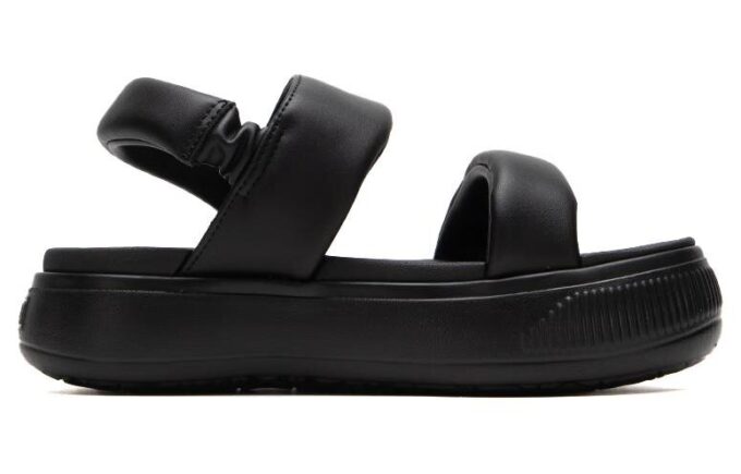 (WMNS) Mayu Puffy Slides «Svart»
