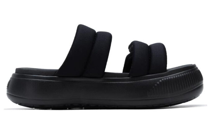 (WMNS) Mayu Puffy Slides «Svart»