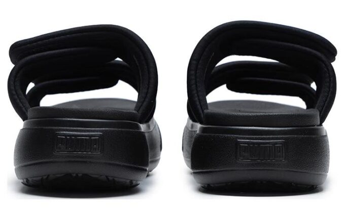 (WMNS) Mayu Puffy Slides «Svart»
