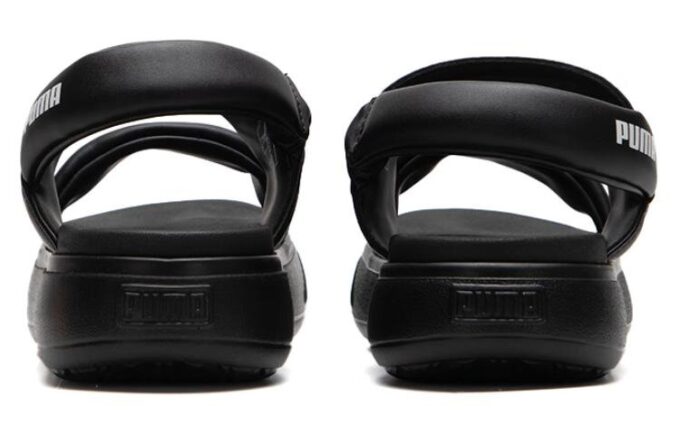 (WMNS) Mayu Puffy Slides «Svart»