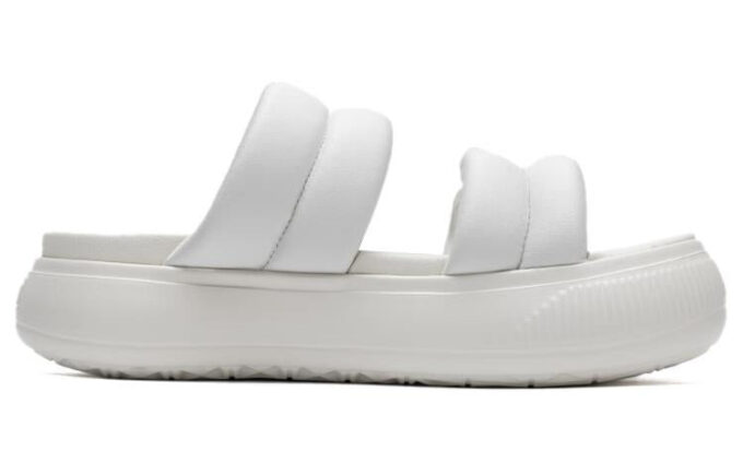(WMNS) Mayu Puffy Slides «Varm Hvit»