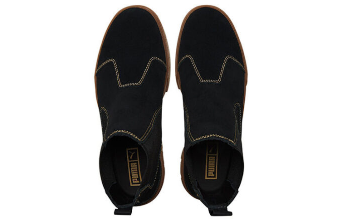 (WMNS) Mayze Chelsea Semsket skinn «Black Gum»