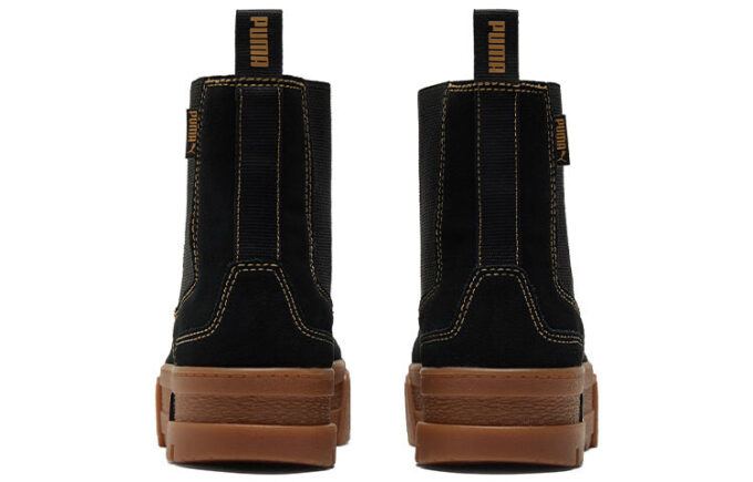 (WMNS) Mayze Chelsea Semsket skinn «Black Gum»