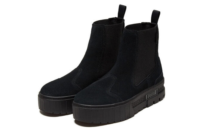 (WMNS) Mayze Chelsea Suede «Trippel svart»