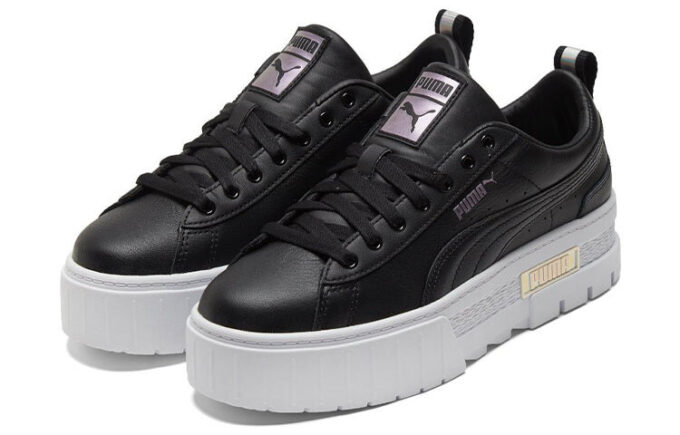 (WMNS) Mayze Lth Iridescent Sneakers Svart/Hvit
