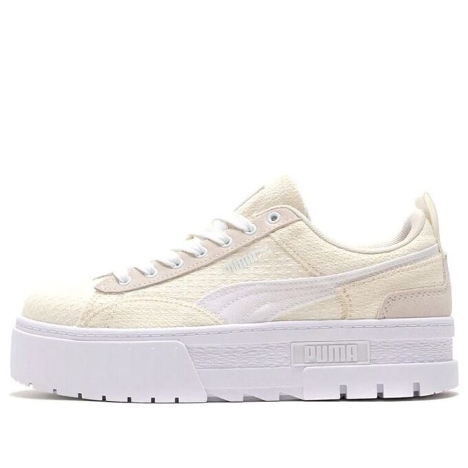 (WMNS) Mayze Patchwork Tykk Såle Retro Fritids Skateboardsko Hvite