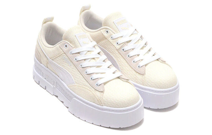 (WMNS) Mayze Patchwork Tykk Såle Retro Fritids Skateboardsko Hvite