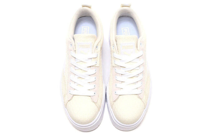 (WMNS) Mayze Patchwork Tykk Såle Retro Fritids Skateboardsko Hvite