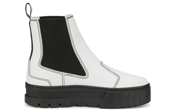 (WMNS) Mayze Pop Chelsea-støvler &laquo;Hvit Svart&raquo;