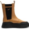(WMNS) Mayze Stack Chelsea-støvletter «Ørkenbrun»