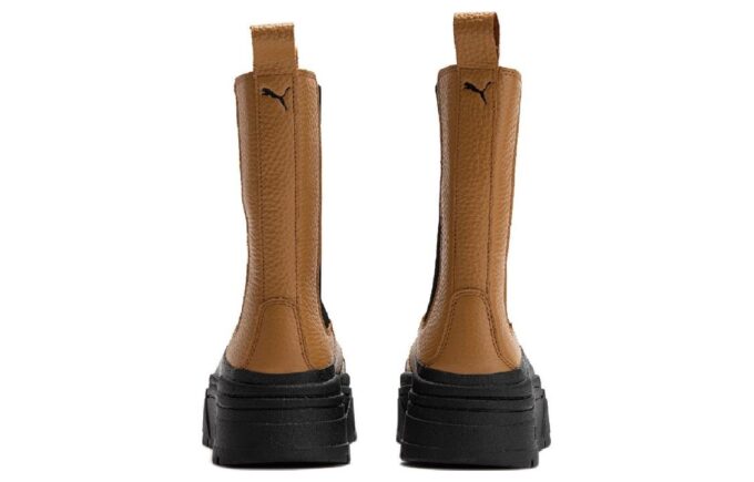 (WMNS) Mayze Stack Chelsea-støvletter «Ørkenbrun»