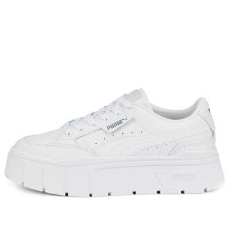 (WMNS) Mayze Stack Leather «Trippelhvit»