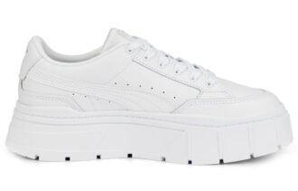 (WMNS) Mayze Stack Leather «Trippelhvit»