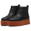 (WMNS) Mayze Wellis Leather Mid &laquo;Svart&raquo;