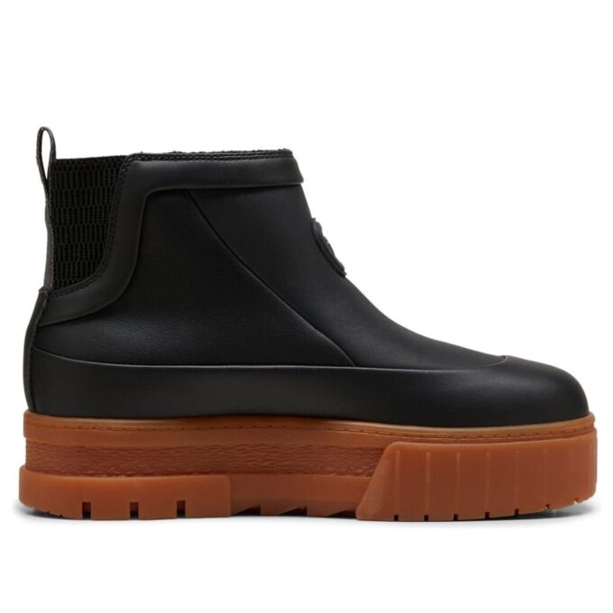 (WMNS) Mayze Wellis Leather Mid &laquo;Svart&raquo;